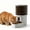 Transparent black, variant on GOCAPTAIN Automatic Pet Feeder Automatic Dog Feeder – 4L Programmable Cat Feeder with Timer, Portion Control, Dual Power, Stainless Steel Bowl – Dampness-Proof for Small Dogs & Cats, White