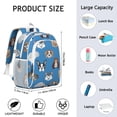 thumbnail image 5 of Cartoon Dog Backpack for School,Cute School Bag,Schoolbag with Adjustable Shoulder Straps & Padded Back,15"x11.42"x5.5", 5 of 5