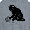 thumbnail image 3 of Instant Message - Cat Yarn Mom - Women's Racerback Tank Top, 3 of 6