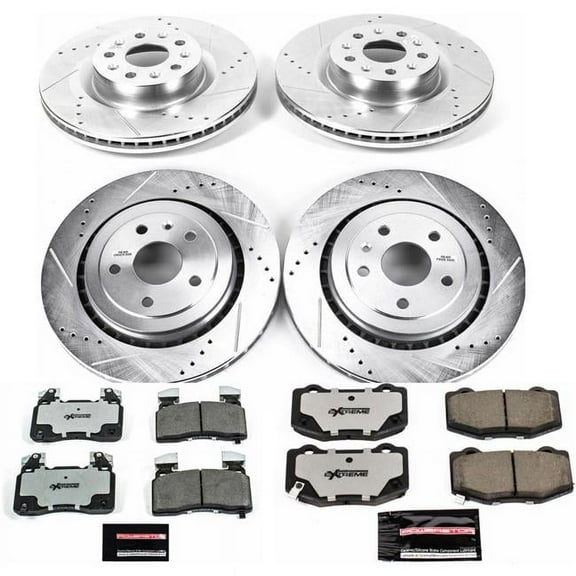 PowerStop  Front & Rear Z26 Street Warrior Brake Kit for 2016-2019 Chevrolet Camaro
