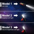 thumbnail image 2 of Niuniu Led+cob Torch Inspection Lamp Camping Light,hands-free Garage Workshop Flashlight For Auto,emergencies With Adjusting Stand And Magnet Base Red, 2 of 5