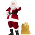 thumbnail image 1 of Disfraz de Papá Noel dgdgbaby para Hombres y Mujeres Adultos - Deluxe de 9 piezas, 1 of 6