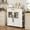 White, variant on Yeshouse Chic Design Mobile Kitchen Island with Ample Storage and Easy Mobility