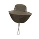 thumbnail image 4 of Sombrero de tapa ancha de ancha adultos portátiles portátiles hombres mujeres sombrero Verde, 4 of 8
