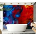 thumbnail image 6 of Tiptophomedecor Abstract Wallpaper Wall Mural - Colored Flames, 6 of 7