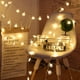 thumbnail image 2 of Luces de cadena de copo de nieve, LED Fairy Snow Lantern Lights decoración interior y exterior para año nuevo, Navidad, patio de césped(Color cálido)(3.20 metro y 20 luces), 2 of 5