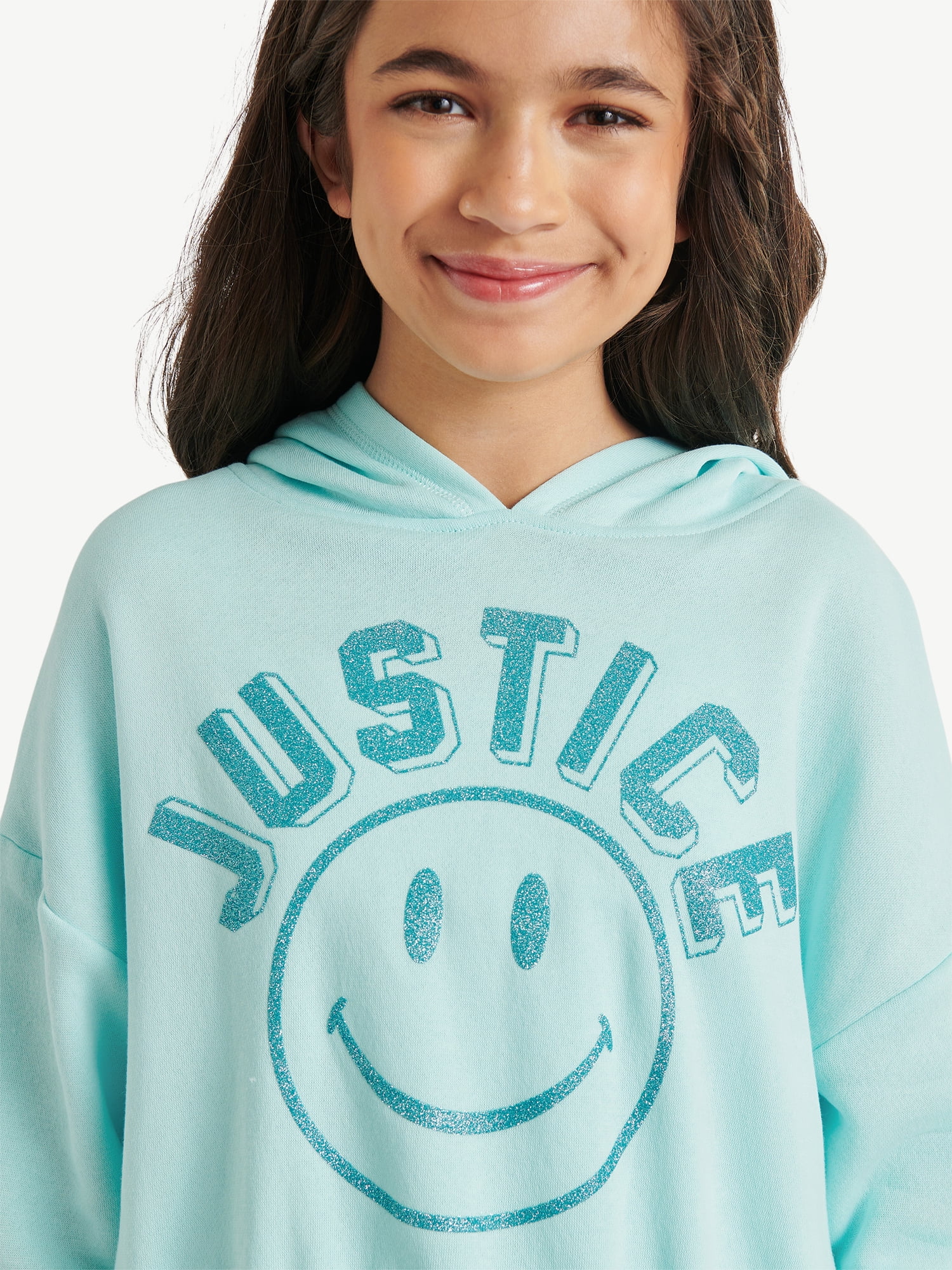Justice Girls Fleece Hoodie, Sizes XS - XLP