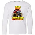 thumbnail image 3 of Inktastic Big Brother Monster Truck Long Sleeve Youth T-Shirt, 3 of 5