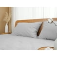 thumbnail image 2 of HOMTEC 200TC 100% Cotton Percale Weave, Pillowcase Set of 2, Standard/Queen, Light Gray, 2 of 9