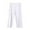 White, variant on ABATAB Women's Plus Size Capris Casual Wide Leg Lounge Gym Palazzo Cropped Pants Lightweight Comfy Workout Sports Capri Pants