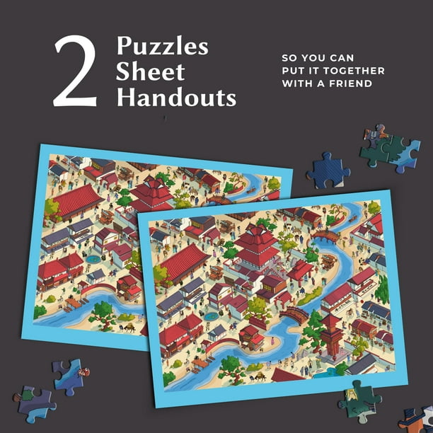 Time Warp Puzzle Mystery Jigsaw Puzzle 1000 Pieces For Adults Day