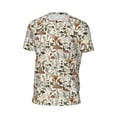 thumbnail image 6 of Wukai Mushroom Garnish Print Men's Short-Sleeved Mesh T-Shirt,Quick-Dry Short Sleeve Workout T-Shirt-Medium, 6 of 8