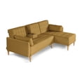 thumbnail image 4 of Sala Modular Reversible De Lino Mostaza Modelo Carlton, 4 of 13