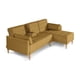 thumbnail image 4 of Sala Modular Reversible De Lino Mostaza Modelo Carlton, 4 of 13