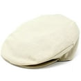 thumbnail image 3 of Hanan Hats Vintage Driving Cap 100% Linen Men's Flat Hat Handcrafted in Ireland, 3 of 4