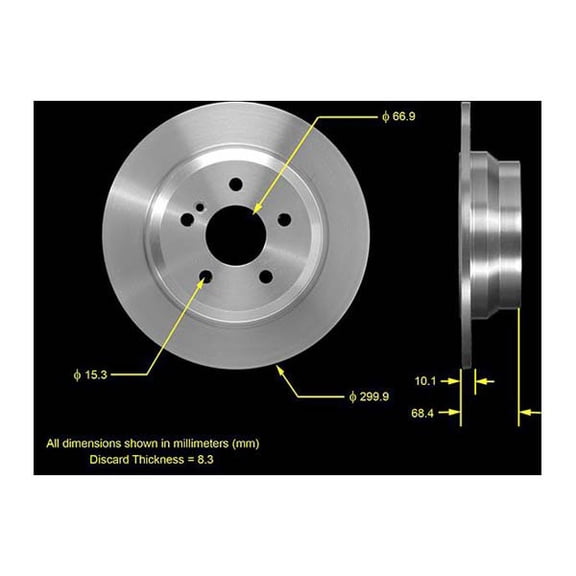 Bendix PRT5482 Disc Brake Rotor