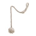 thumbnail image 3 of maskred 1/2/3 Coton Rustique de Style Rural Cravate Tricot Corde à Nouer Retenue Dos Simple / Double Boule Blanche 1 Pc, 3 of 6
