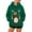 2-Green, variant on LYXSSBYX Women's Fleece Hoodie with Pet Pouch Christmas Cat Dog Carrier Sherpa Pullover Sweatshirt