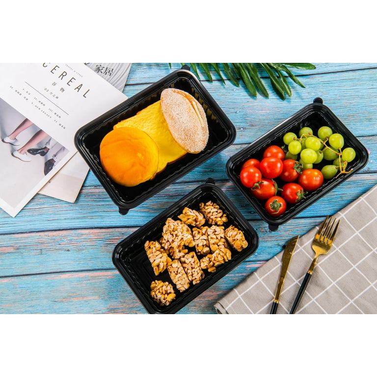 CTC-9998] 1 Compartment Rectangular Meal Prep Container with Lids