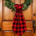 thumbnail image 6 of Wreath Sash for Front Door, 5 x 55in Seersucker Wreath Sashes, Buffalo Check Door Sash for Fall Porch Yard, Wreath Accessories for Holiday Indoor Outdoor Bridal Shower Decor, 6 of 7