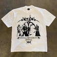 thumbnail image 3 of Aespas W-DA Whole Different Animal Graphic T-Shirt, Vintage Music Theme Casual Tee, MHS01, 3 of 8