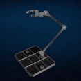 thumbnail image 2 of Clear Action Base Display Stand for 1/144 HG RG Gundam Model Figure, Transparent Black PVC Stage with Hook, Multi Base Connectable, 2 of 6
