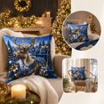thumbnail image 6 of Christmas Pillow Covers, Decorative Cushion Case with Hidden Zipper, Soft Fabric for Sofa Couch Bed Home Decor, 6 of 7