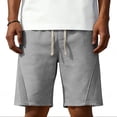 thumbnail image 5 of Bxsruta Men's Lightweight Drawstring Athletic Shorts Nylon Spandex Blend with Pockets for Casual Wear and Workout, 5 of 7