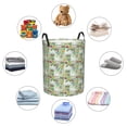 thumbnail image 6 of Balery Rabbit And Carrot Round Laundry Basket with Handles Waterproof Freestanding Laundry Hamper for Clothes Toys in the Dorm and Family-, 6 of 8