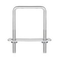thumbnail image 1 of Unique Bargains Square U-Bolts 2 Sets 52mm Inner Width 80mm Length M6 304 Stainless Steel U Clamp Bolt, 1 of 5