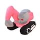 thumbnail image 2 of Excavadora de Peluche Strade Fareast Limited Juguete de Construcción Interactivo Rosa, 2 of 8