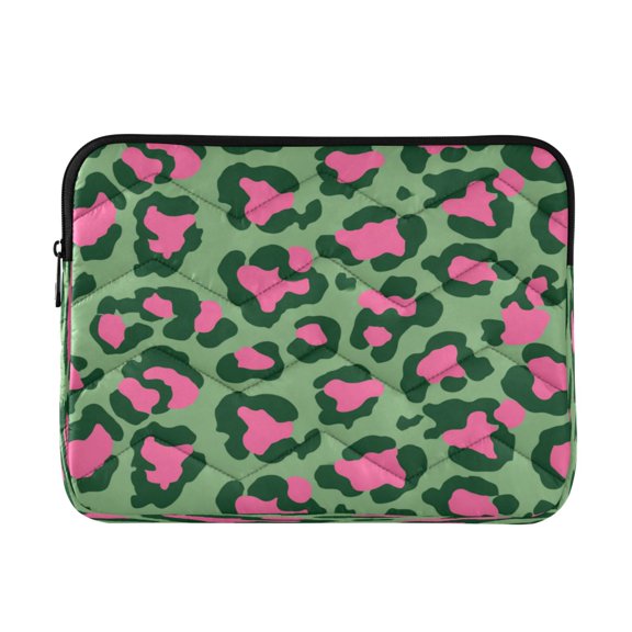 RMDQTR 16in Laptop Bag Briefcases Computer Inner Bags Computer Bags Laptop Sleeves Work Travel School Bag Leopard Print with Pink Accents