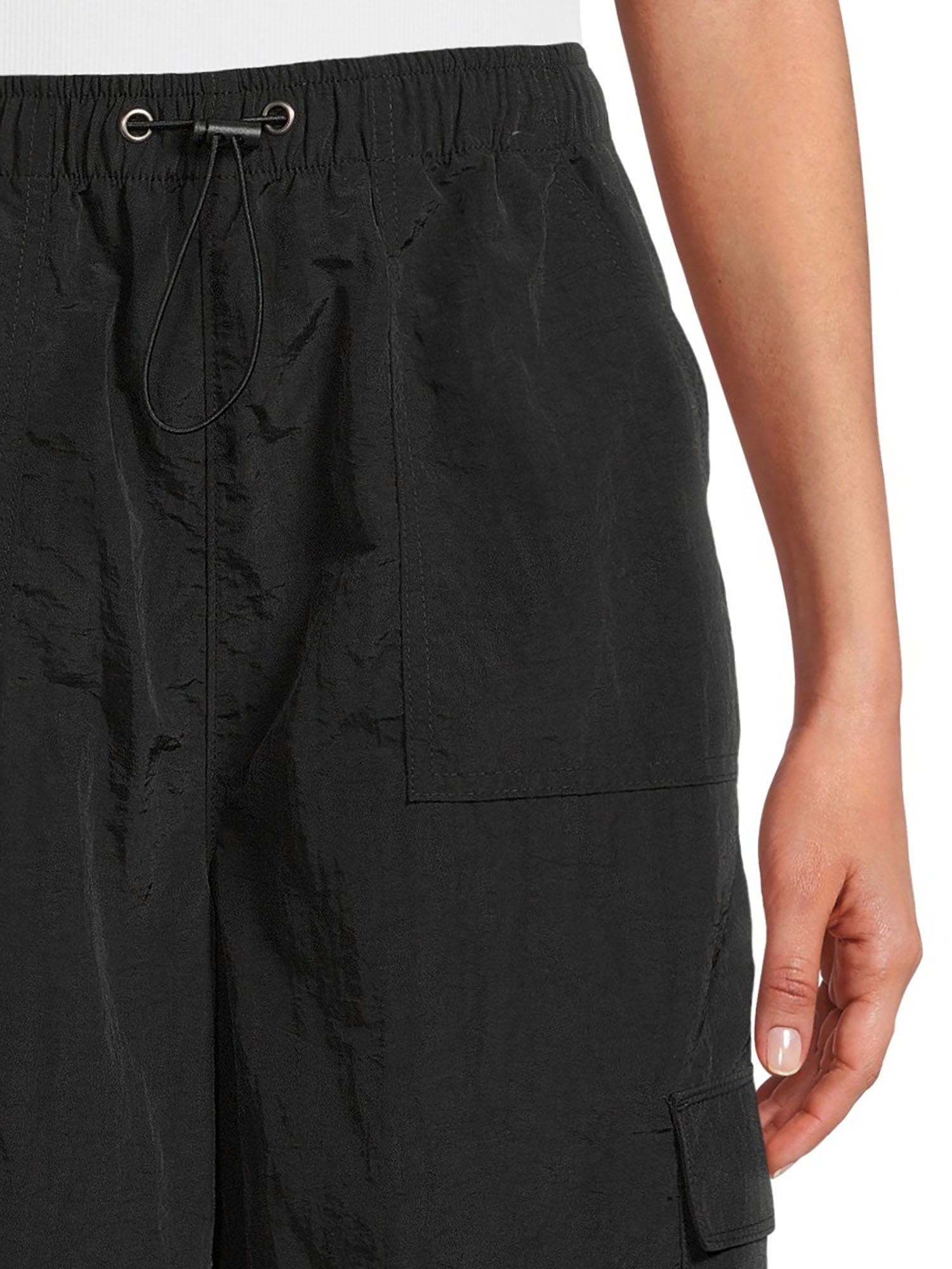 No Boundaries Juniors’ Parachute Pants, Sizes XS-XXXL, 29.5" Inseam