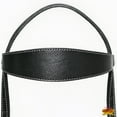 thumbnail image 3 of HILASON Western Horse Headstall Tack Genuine American Leather Plain Black, 3 of 4