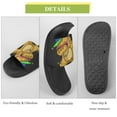 thumbnail image 7 of GZHJMY Stylish Slides for Women Men, Cute Cat Dabbing Dance Soft Flexible Slip-on Sandals Slippers, 7 of 7