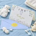 thumbnail image 2 of 60 Pack Baby Shower Thank You Cards with Envelopes & Stickers, 4x6 Inch Blue Gold Foil Value Bulk for Boy, 2 of 7