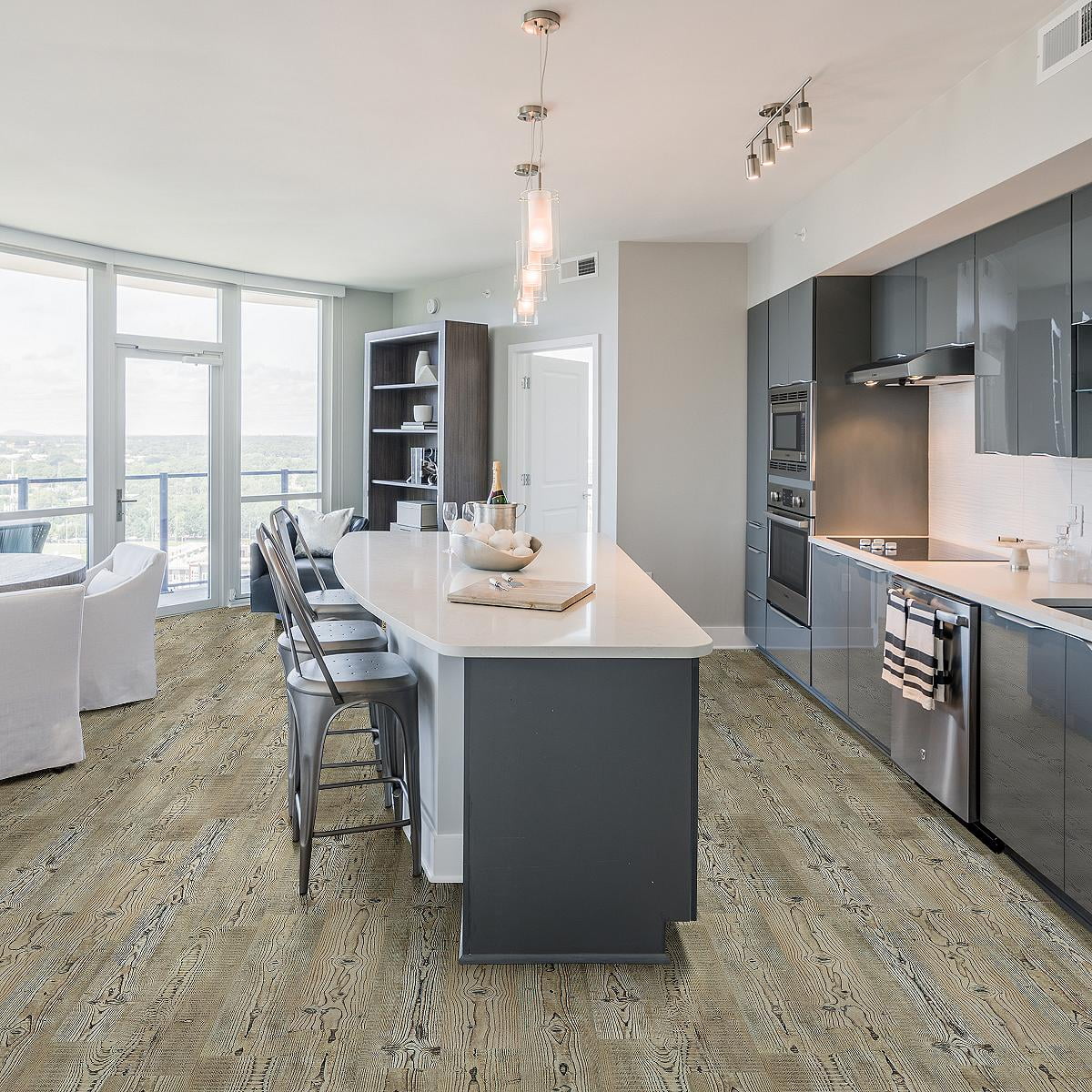 Shaw Floors Harvest Moon 6.93 in. width x 48.03 in. Color Khaki Pine, Luxury Vinyl Plank Flooring (27.73 sq. ft. / Carton) (12 Planks)