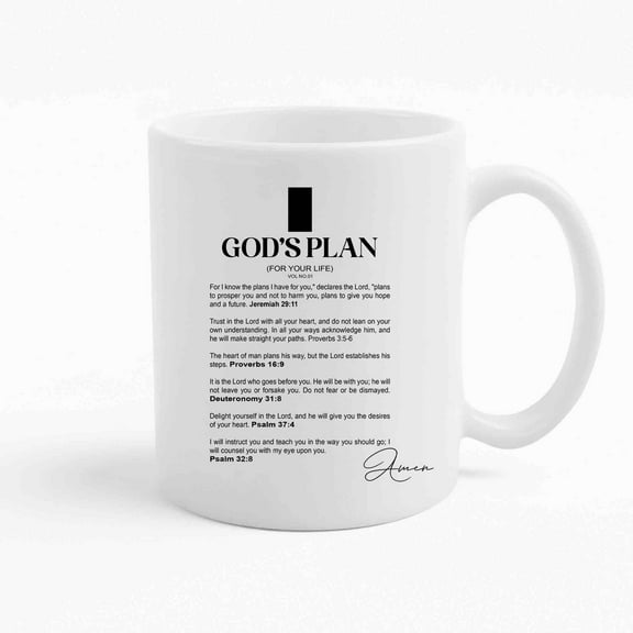 Customizaholic Custom Coffee Mugs Personalized, Bible Verse Coffee Mug, Religious Gifts, Christian Coffee Mugs, God Coffee Mug