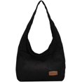 thumbnail image 1 of LHSHIDU Corduroy Shoulder Bag Winter Fall Fashion Crescent Bag Womens Mens Wide Strap Tote Handbag Solid Color, 1 of 6