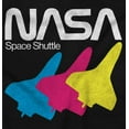 thumbnail image 2 of Retro NASA Worm Logo Space Shuttle Romper Boys or Girls Infant Baby Brisco Brands 12M, 2 of 7