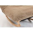 thumbnail image 6 of Timbernest Bean Bag Rocking Chair for Indoor Outdoor, Accent Armless Lazy Sofa, Corduroy Casual Single Couch, Khaki, 6 of 7