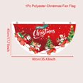 thumbnail image 3 of Christmas Outdoor Fan-shaped Flag Banner Merry Christmas Decoration for Home 2024 Xmas Ornament Navidad Natal Noel New Year 2025, 3 of 5