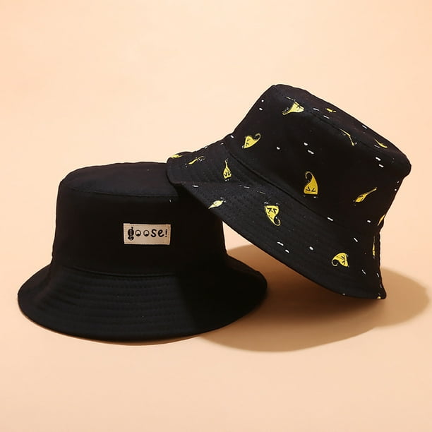 Meidiya Unisex Bucket Hat Beach Sun Hat Aesthetic Fishing Hat for Men Women  Teens, Reversible Double-Side-Wear 