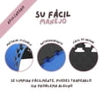 thumbnail image 5 of Piso Tatami 4m² 4pz Artes Marciales Gym Foamy 100x100x2cm Azul/Negro, 5 of 5