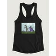 thumbnail image 3 of Schnauzer Scooter Racerback Tank Women -Fab Funky Designs, Female Medium, 3 of 4