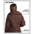 thumbnail image 7 of Steve Madden Women’s Winter Jacket – Insulated Weather Resistant Quilted Mid-Length Puffer Parka Coat (S-3X), 7 of 7