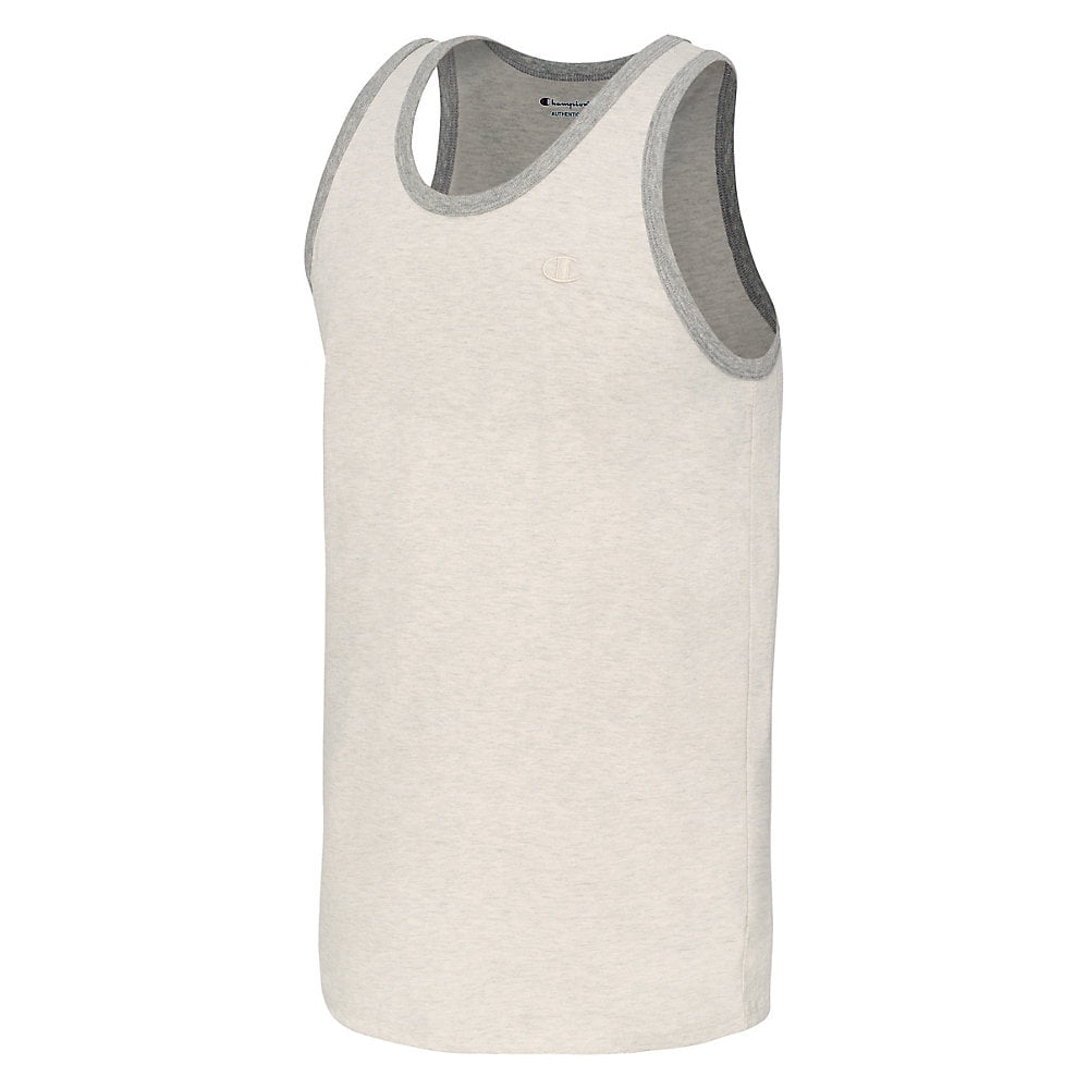 champion men's jersey ringer tank