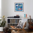 thumbnail image 4 of Art.com Boho Reef Fish I Art Print by Wild Apple Portfolio, Brown Frame Wall Art, 29" x 29", 4 of 5