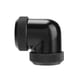 thumbnail image 2 of Conector de Tubo, PC Fitting de Refrigeración por Agua, Conector de Agua de Enfriamiento Líquido para PC, Accesorios de Refrigeración por Agua, Tubo Doble Giro Rápido 90° Codo(Negro) EOTVIA No, 2 of 8