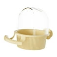 thumbnail image 5 of figatia Bird Food Bowl Cup Waterproof Hanging Bird Feeder for Outdoors Outside Patio Yellow, 5 of 8